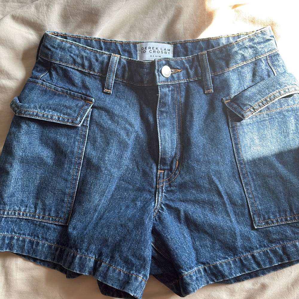 10 Crosby Derek Lam denim pocket shorts